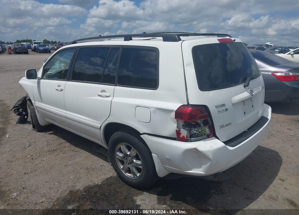 2007 TOYOTA HIGHLANDER V6 VIN: JTEEP21A470189956