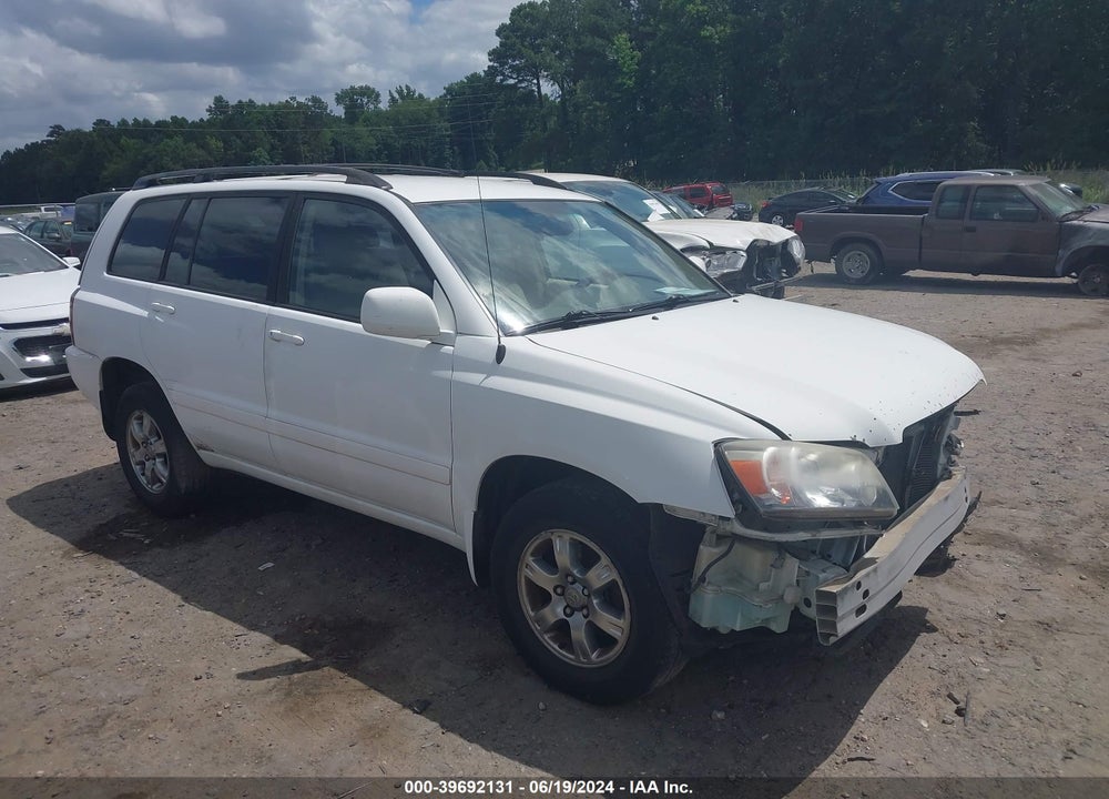 2007 TOYOTA HIGHLANDER V6 VIN: JTEEP21A470189956