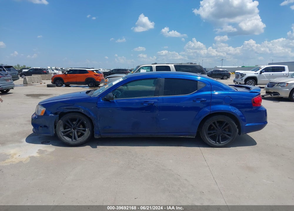 2014 DODGE AVENGER SE VIN: 1C3CDZAG3EN129396