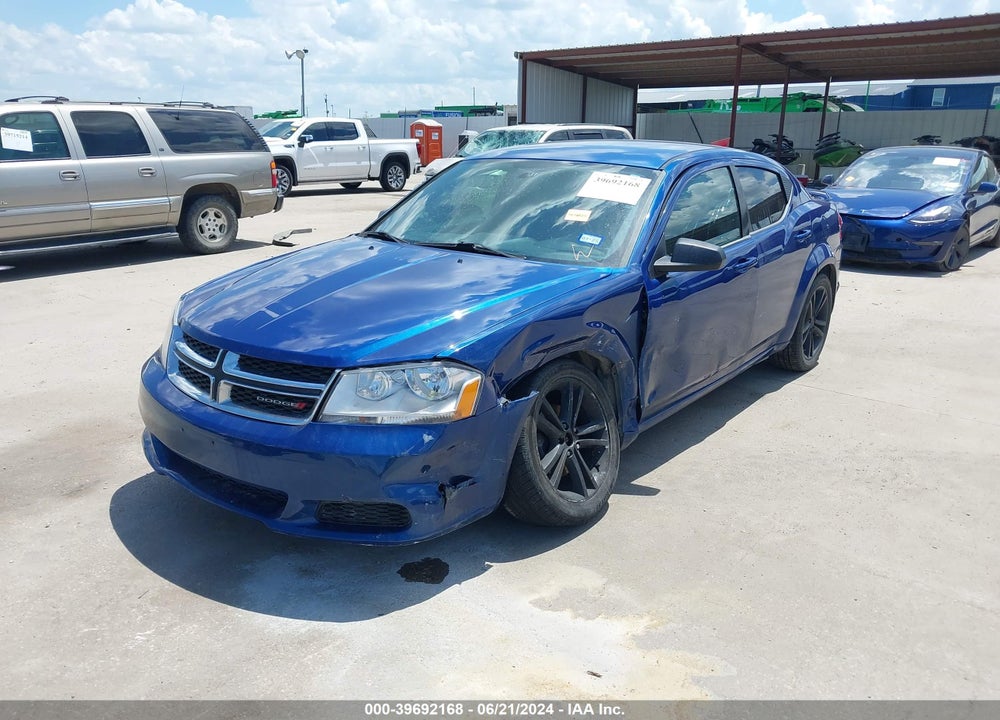 2014 DODGE AVENGER SE VIN: 1C3CDZAG3EN129396