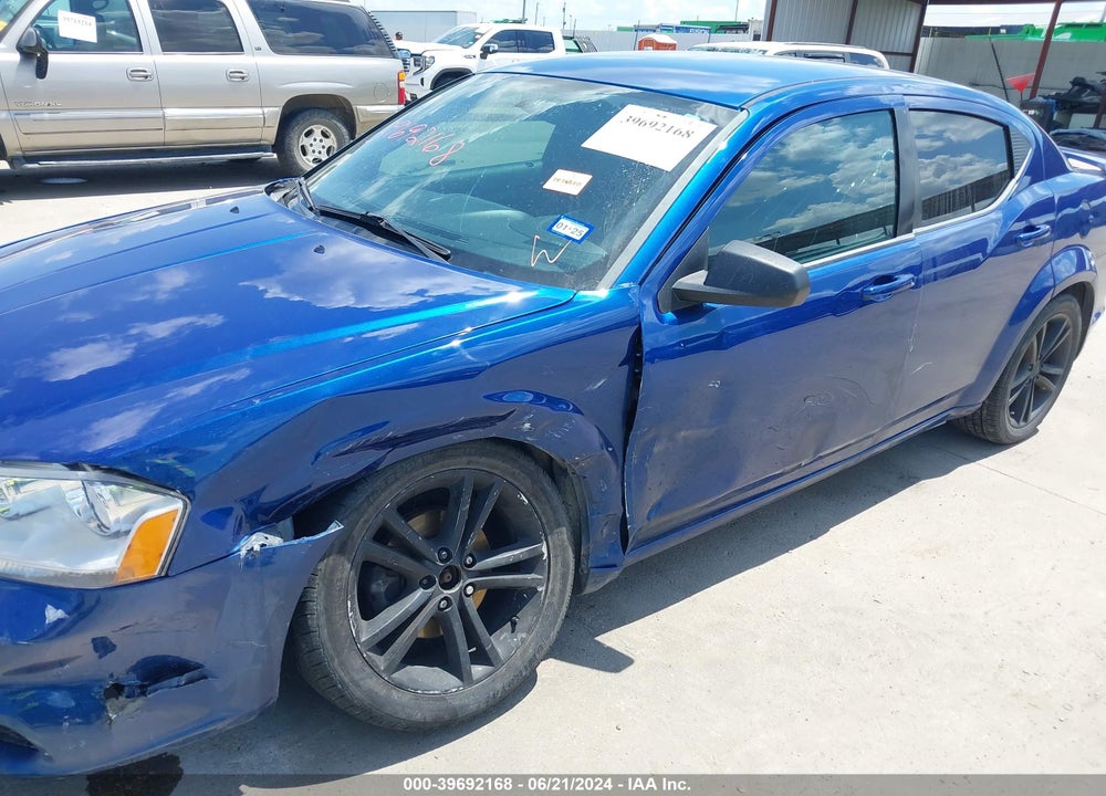 2014 DODGE AVENGER SE VIN: 1C3CDZAG3EN129396