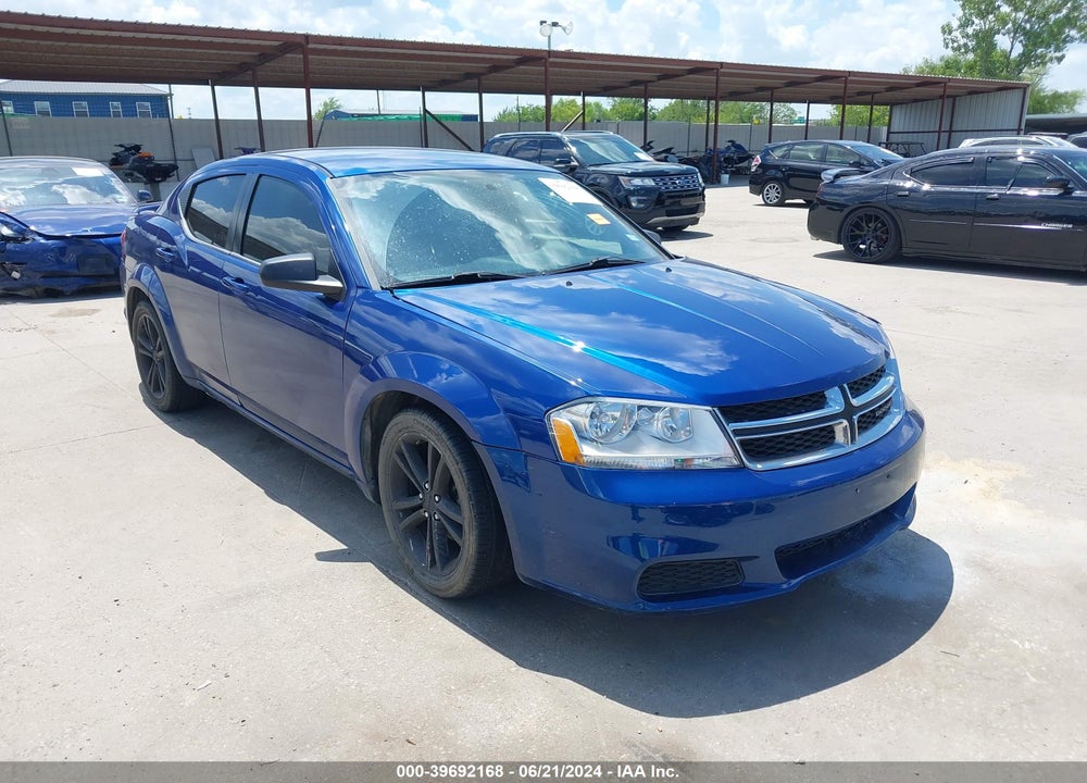 2014 DODGE AVENGER SE VIN: 1C3CDZAG3EN129396