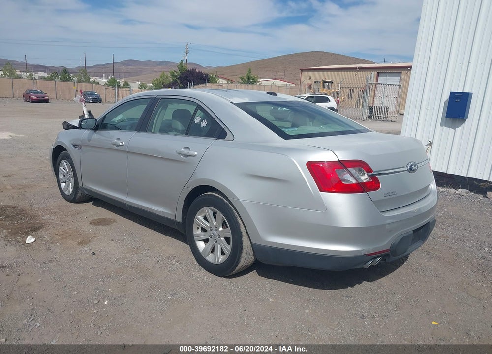 2012 FORD TAURUS SE VIN: 1FAHP2DW9CG135973