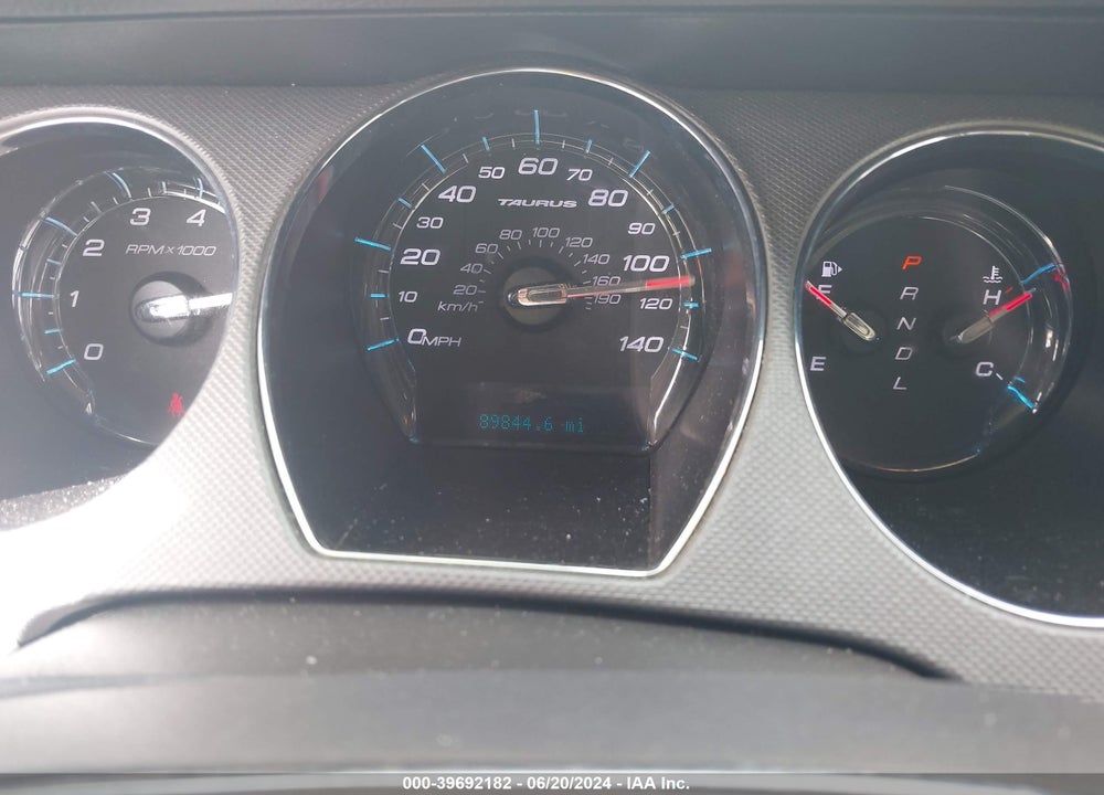 2012 FORD TAURUS SE VIN: 1FAHP2DW9CG135973