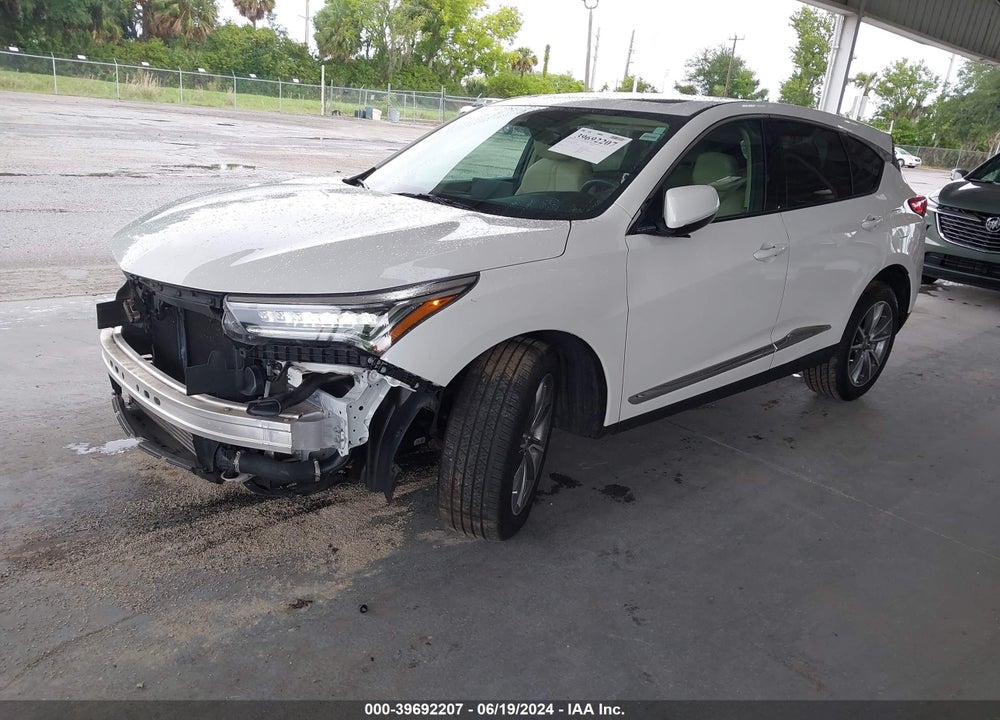 2021 ACURA RDX TECHNOLOGY PACKAGE VIN: 5J8TC1H59ML012020