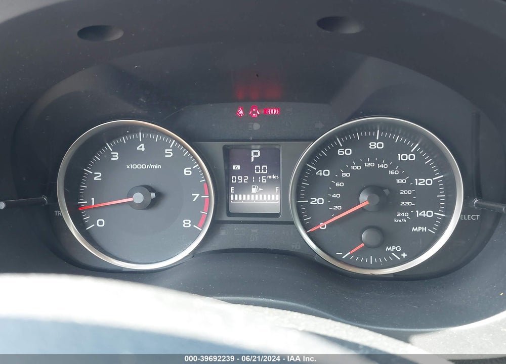 2015 SUBARU IMPREZA 2.0I PREMIUM VIN: JF1GJAK63FH021217