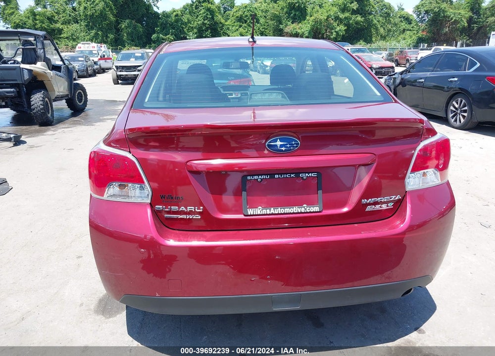 2015 SUBARU IMPREZA 2.0I PREMIUM VIN: JF1GJAK63FH021217
