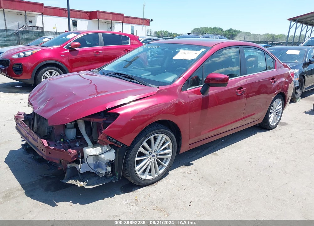 2015 SUBARU IMPREZA 2.0I PREMIUM VIN: JF1GJAK63FH021217