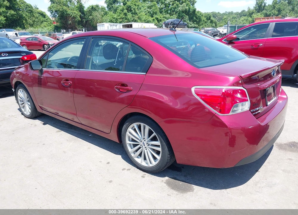 2015 SUBARU IMPREZA 2.0I PREMIUM VIN: JF1GJAK63FH021217