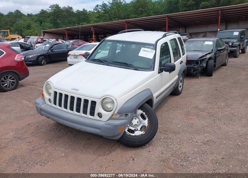 2006 JEEP LIBERTY VIN: 1J4GK48K86W122840