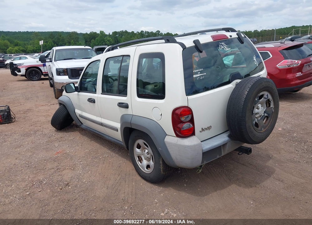 2006 JEEP LIBERTY VIN: 1J4GK48K86W122840