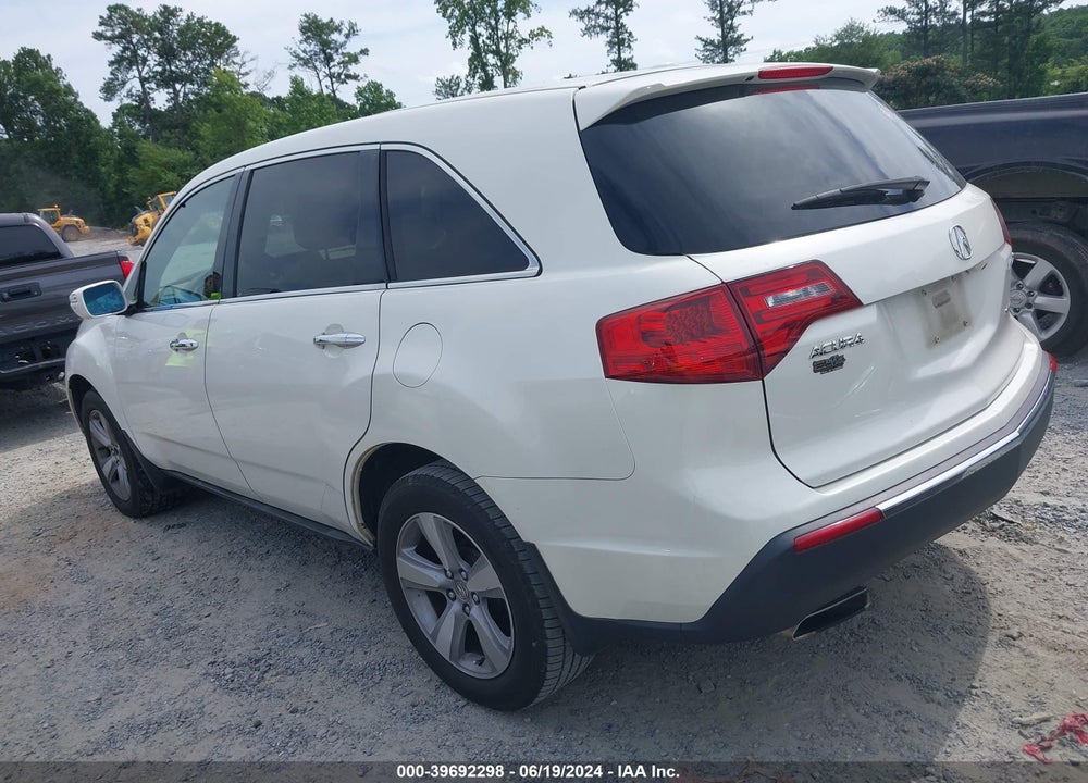 2011 ACURA MDX TECHNOLOGY PACKAGE VIN: 2HNYD2H68BH536893