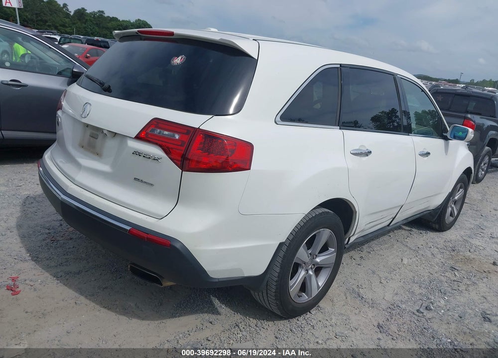 2011 ACURA MDX TECHNOLOGY PACKAGE VIN: 2HNYD2H68BH536893