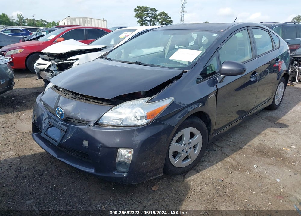 2011 TOYOTA PRIUS TWO VIN: JTDKN3DUXB5346569