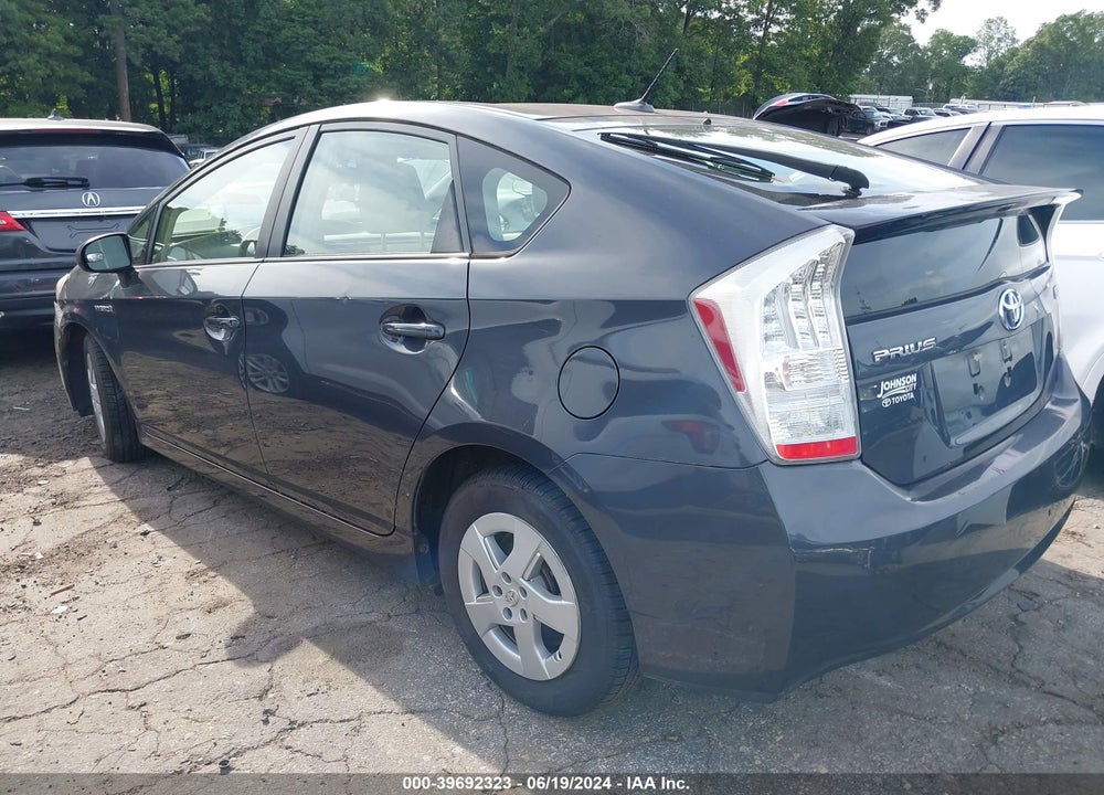 2011 TOYOTA PRIUS TWO VIN: JTDKN3DUXB5346569