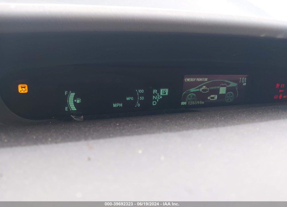 2011 TOYOTA PRIUS TWO VIN: JTDKN3DUXB5346569