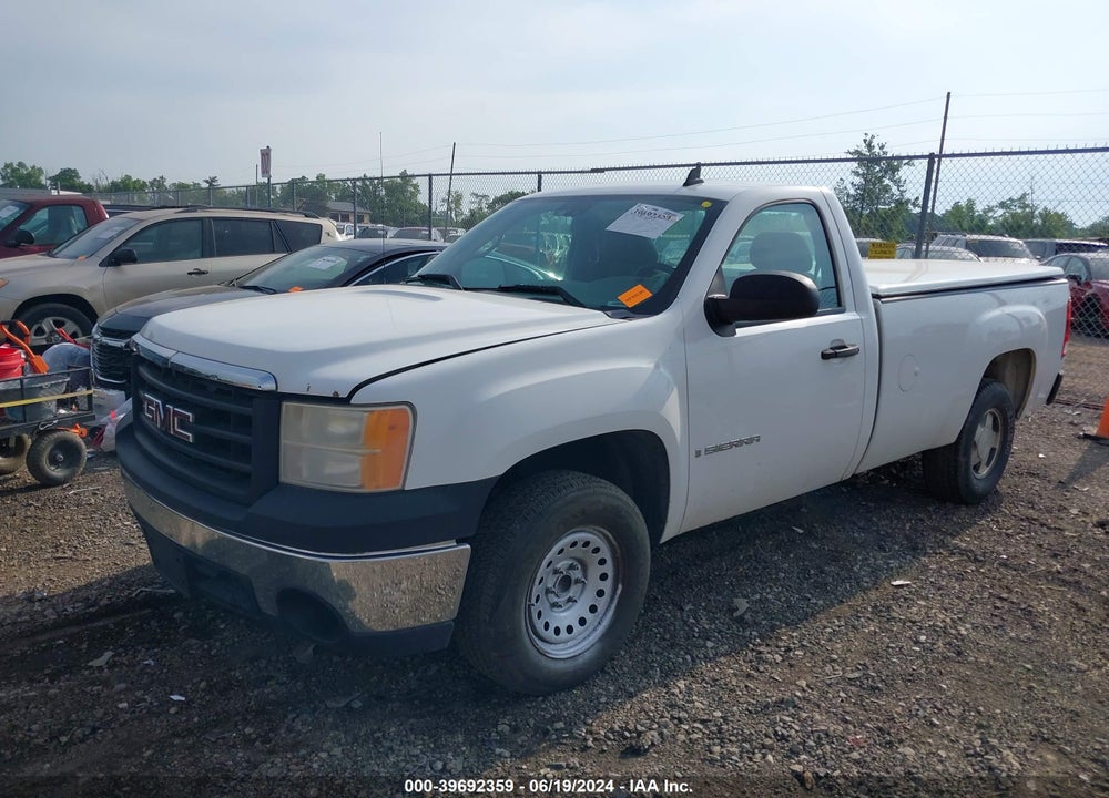 2008 GMC SIERRA 1500 VIN: 1GTEC14C88Z215933