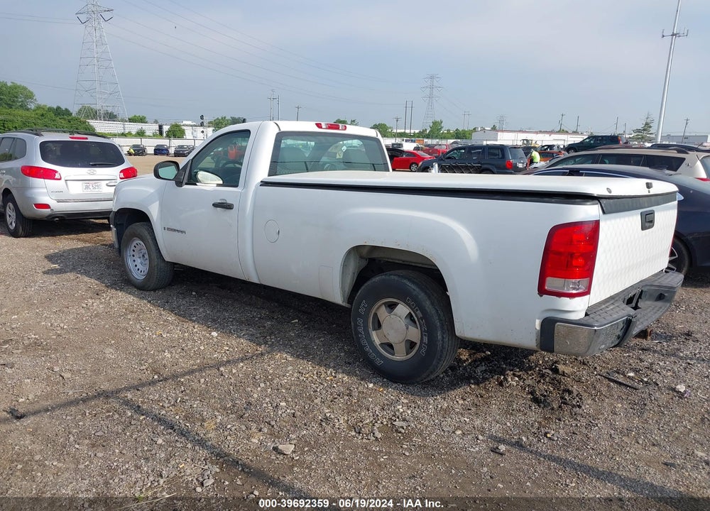 2008 GMC SIERRA 1500 VIN: 1GTEC14C88Z215933