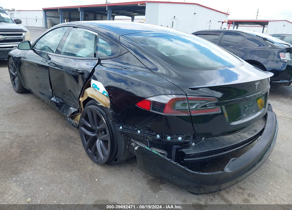 2021 TESLA MODEL S PLAID TRI MOTOR ALL-WHEEL DRIVE VIN: 5YJSA1E63MF451357