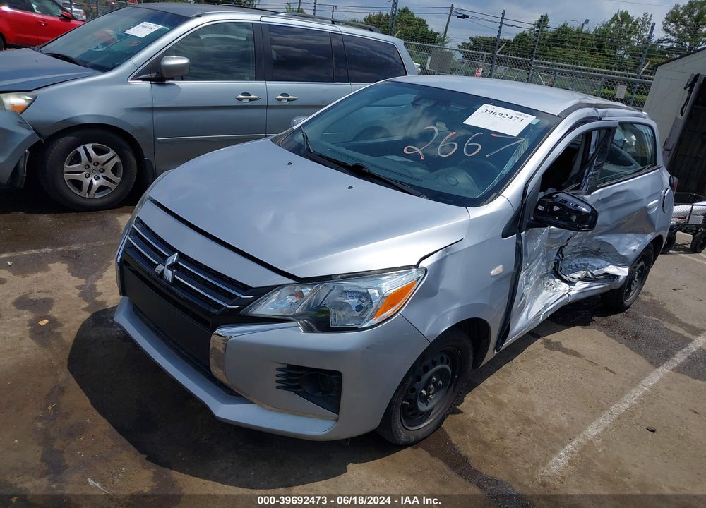 2021 MITSUBISHI MIRAGE CARBONITE EDITION/ES/LE VIN: ML32AUHJ3MH002667