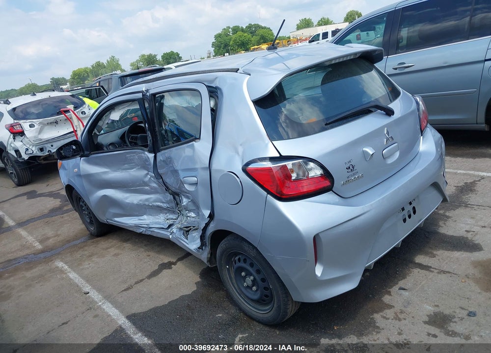 2021 MITSUBISHI MIRAGE CARBONITE EDITION/ES/LE VIN: ML32AUHJ3MH002667