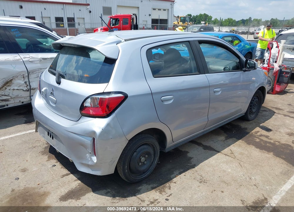2021 MITSUBISHI MIRAGE CARBONITE EDITION/ES/LE VIN: ML32AUHJ3MH002667