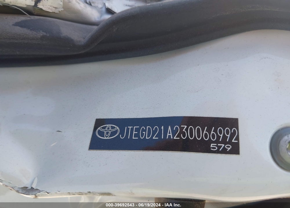 2003 TOYOTA HIGHLANDER VIN: JTEGD21A230066992
