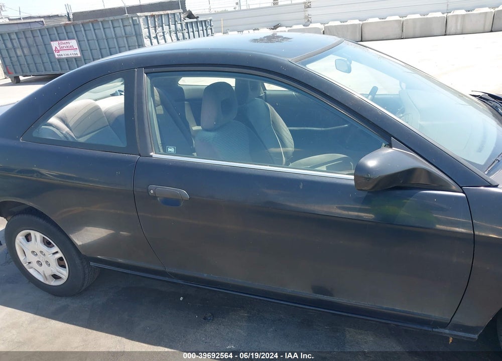 2002 HONDA CIVIC DX VIN: 1HGEM22282L033139