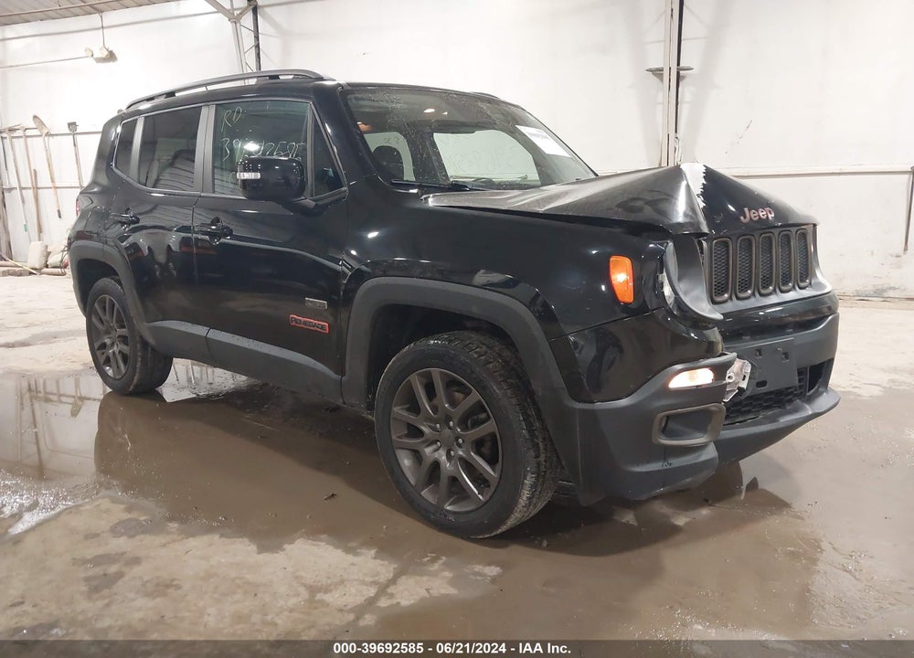 2016 JEEP RENEGADE 75TH ANNIVERSARY VIN: ZACCJBBT7GPC96331
