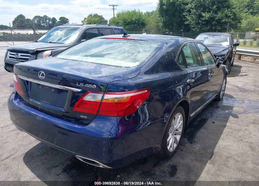 2011 LEXUS LS 460 VIN: JTHCL5EF9B5010738