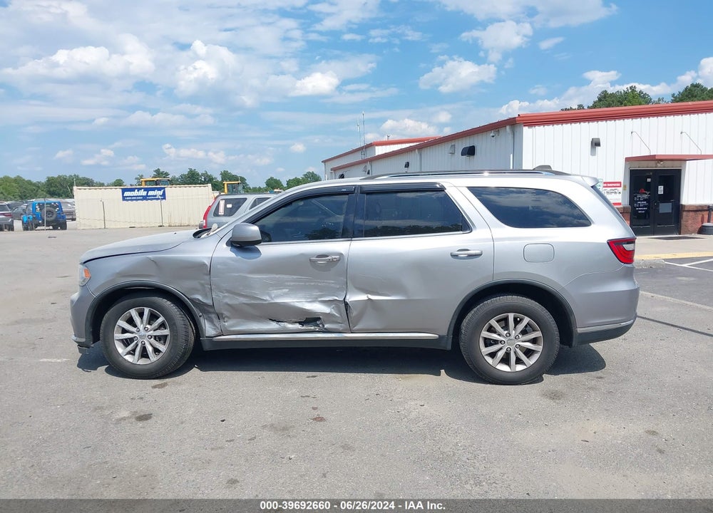 2014 DODGE DURANGO SXT VIN: 1C4RDJAG2EC383538