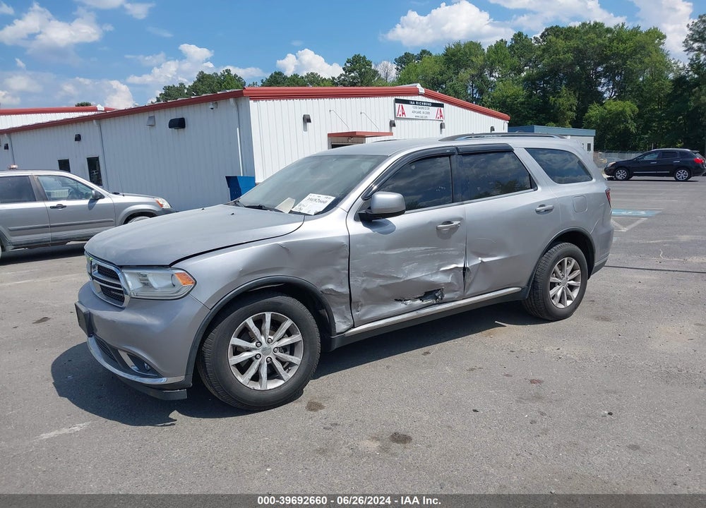2014 DODGE DURANGO SXT VIN: 1C4RDJAG2EC383538