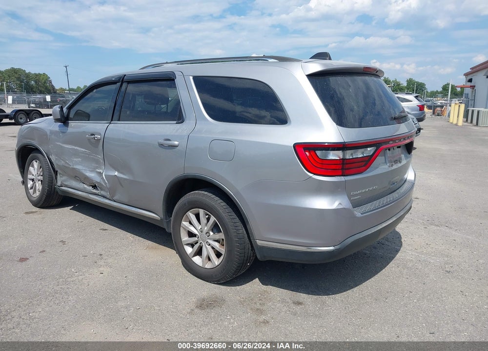 2014 DODGE DURANGO SXT VIN: 1C4RDJAG2EC383538