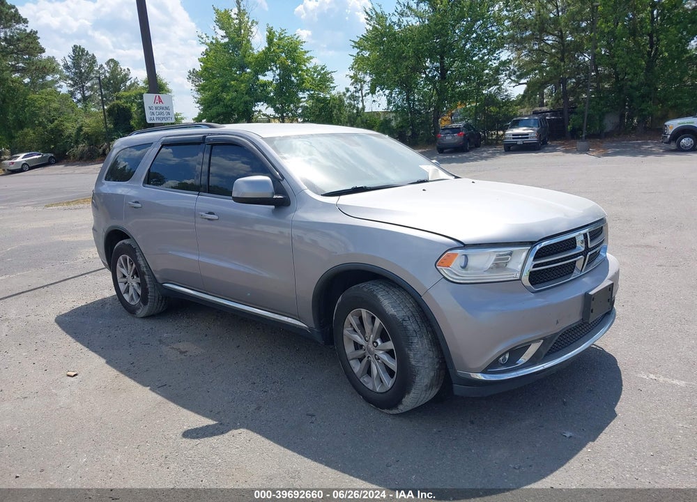 2014 DODGE DURANGO SXT VIN: 1C4RDJAG2EC383538