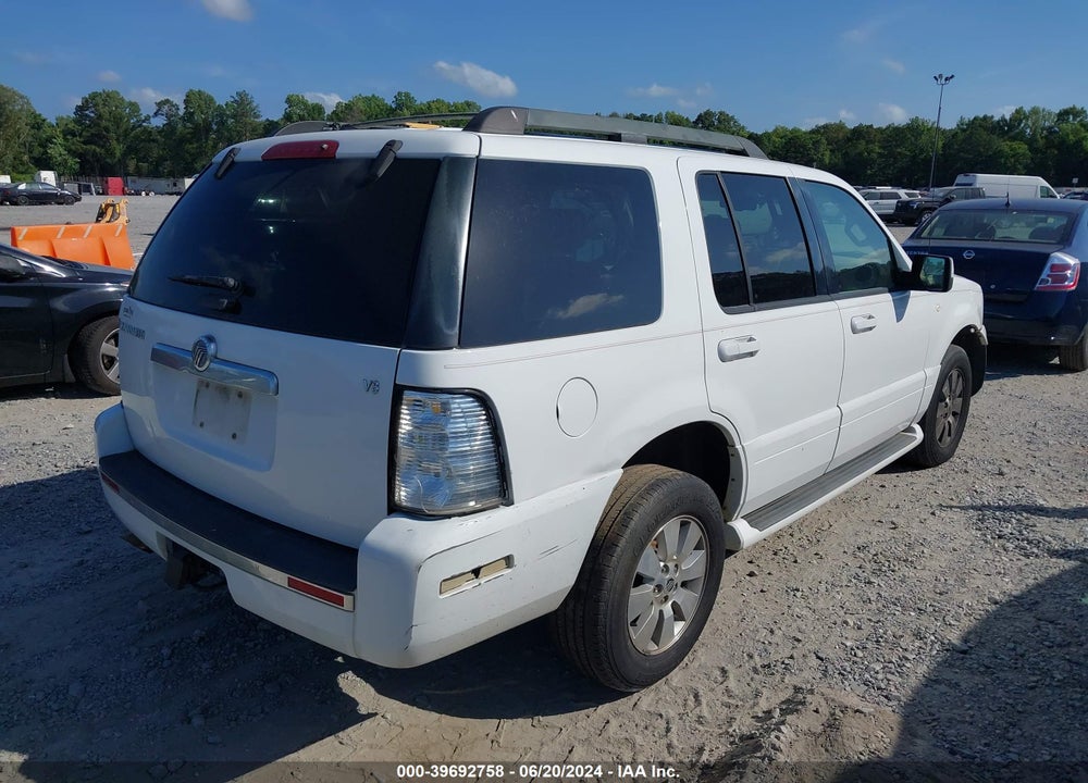 2006 MERCURY MOUNTAINEER LUXURY VIN: 4M2EU37846UJ03960
