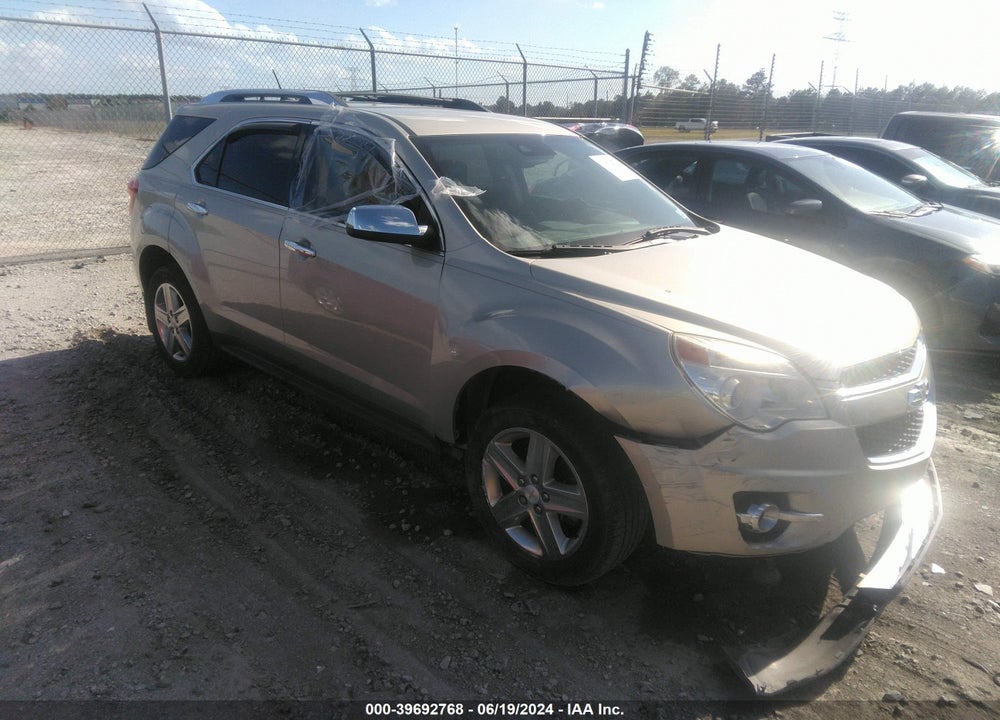 2014 CHEVROLET EQUINOX LTZ VIN: 2GNALDEK2E6187566