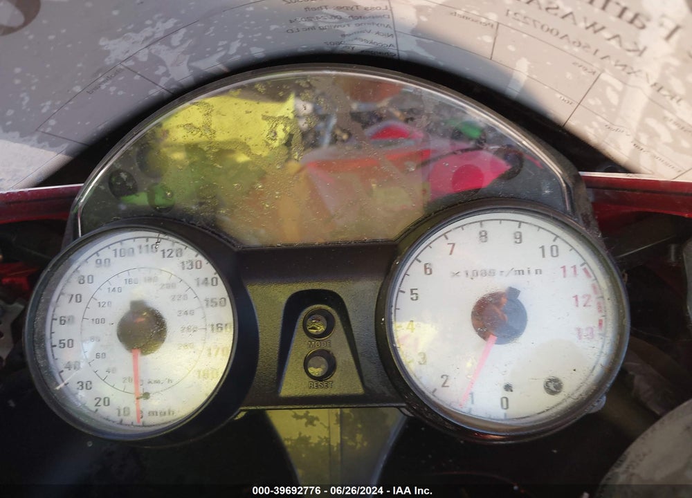 2006 KAWASAKI ZX1400 A VIN: JKBZXNA156A007221