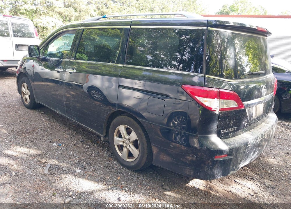 2012 NISSAN QUEST SV VIN: JN8AE2KPXC9034091