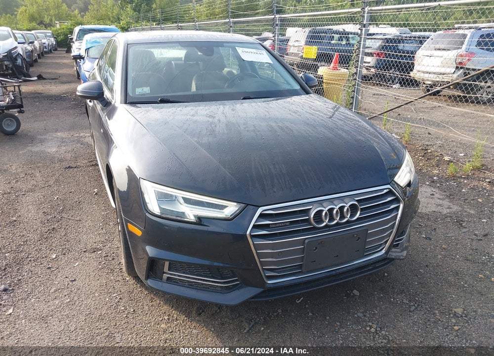 2017 AUDI A4 2.0T PREMIUM VIN: WAUENAF41HN068973