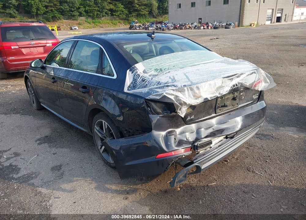 2017 AUDI A4 2.0T PREMIUM VIN: WAUENAF41HN068973