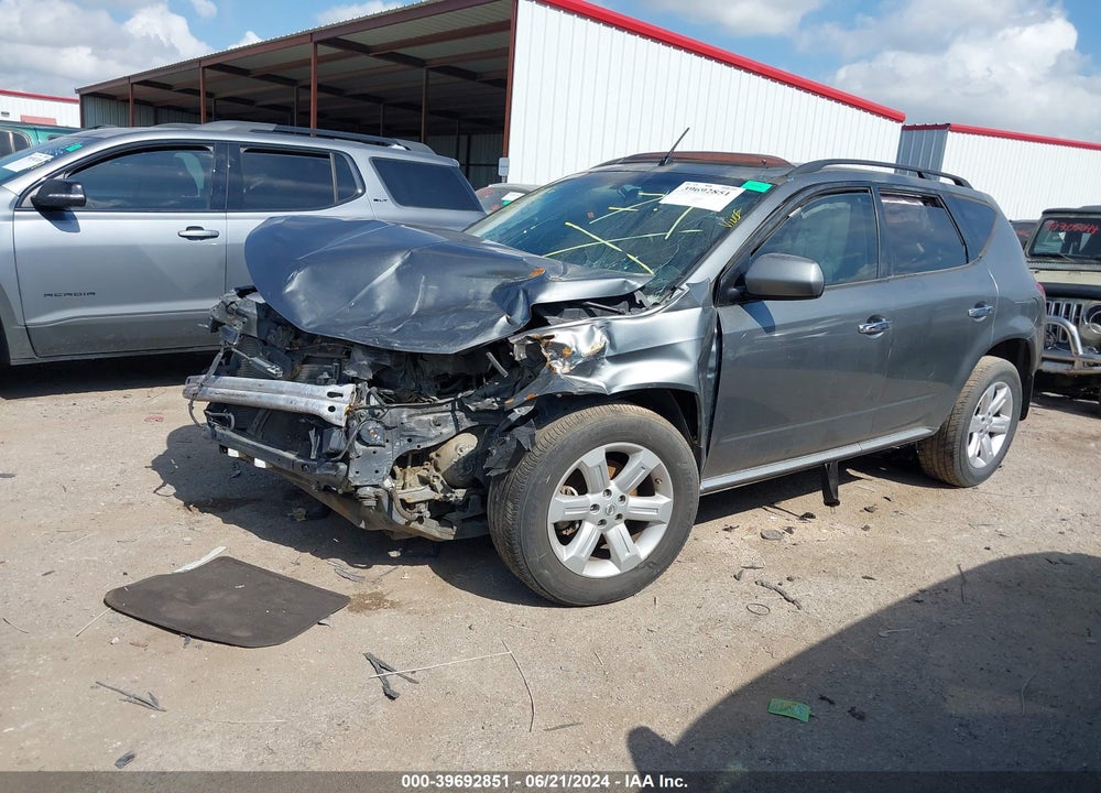 2007 NISSAN MURANO SL VIN: JN8AZ08W37W617701