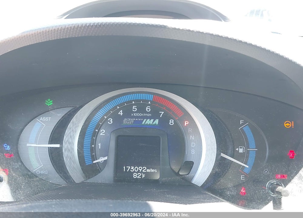 2010 HONDA INSIGHT EX VIN: JHMZE2H70AS029248