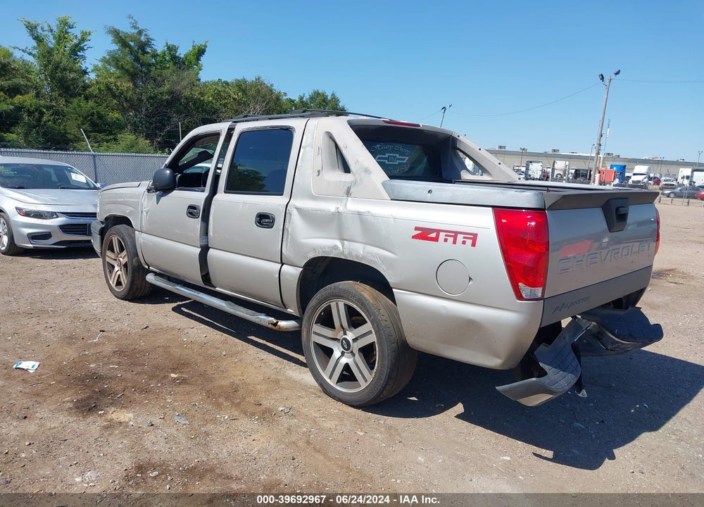 2004 CHEVROLET AVALANCHE 1500 VIN: 3GNEC12T34G162031