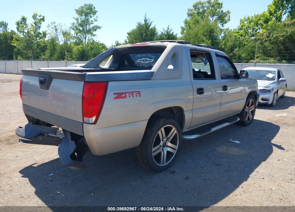 2004 CHEVROLET AVALANCHE 1500 VIN: 3GNEC12T34G162031