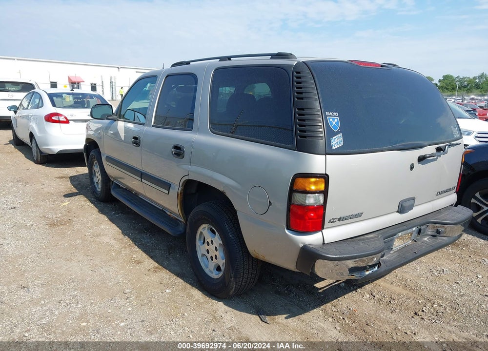 2005 CHEVROLET TAHOE LS VIN: 1GNEK13V95J128078