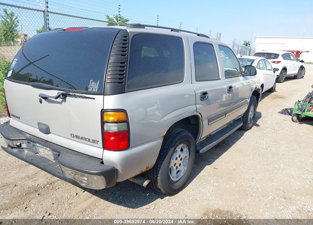 2005 CHEVROLET TAHOE LS VIN: 1GNEK13V95J128078