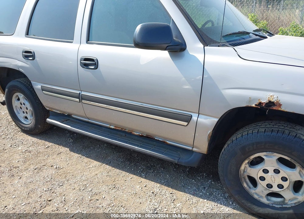 2005 CHEVROLET TAHOE LS VIN: 1GNEK13V95J128078