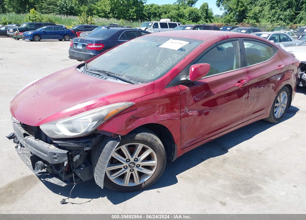 2015 HYUNDAI ELANTRA SE VIN: 5NPDH4AEXFH597858