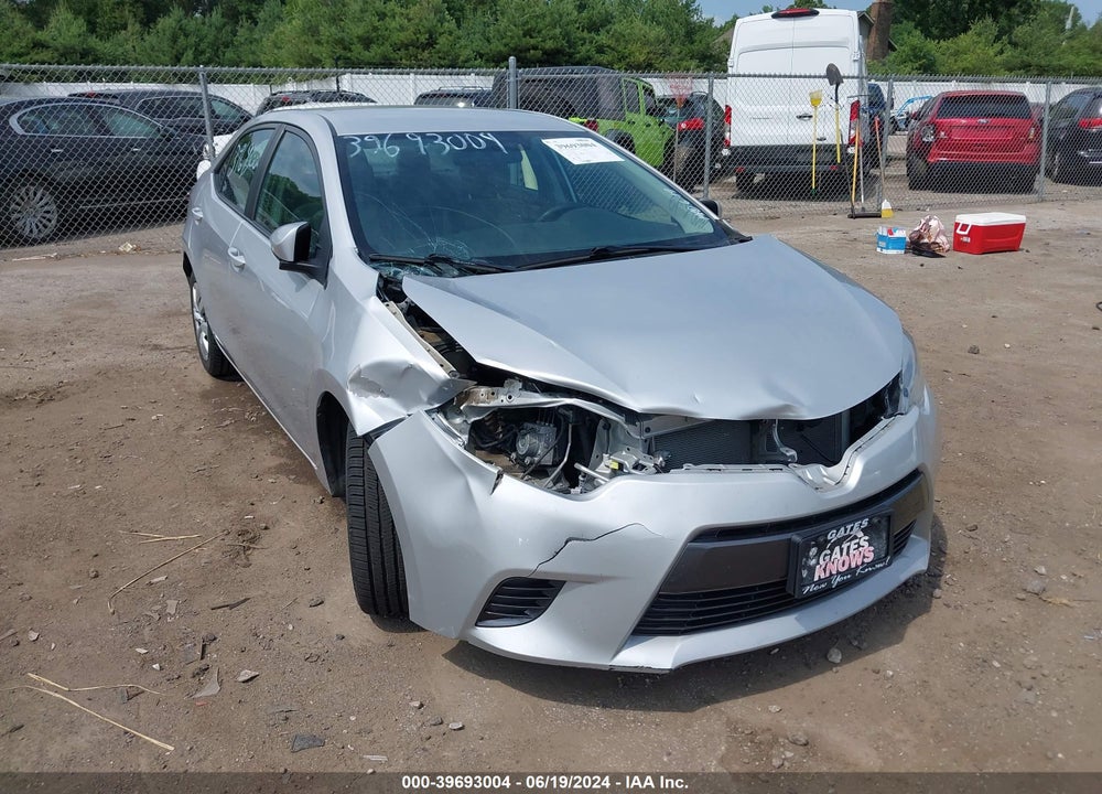 2016 TOYOTA COROLLA LE VIN: 2T1BURHE6GC669942