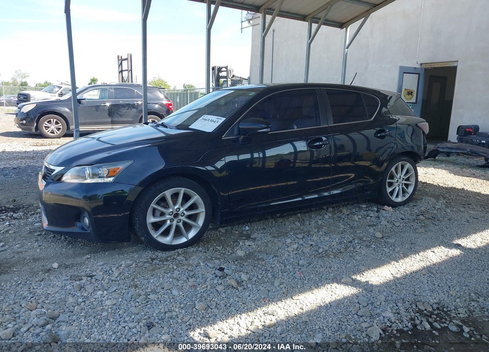 2013 LEXUS CT 200H VIN: JTHKD5BH2D2167448